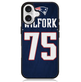 Vince Wilfork Patriots X6153 iPhone 16 Case