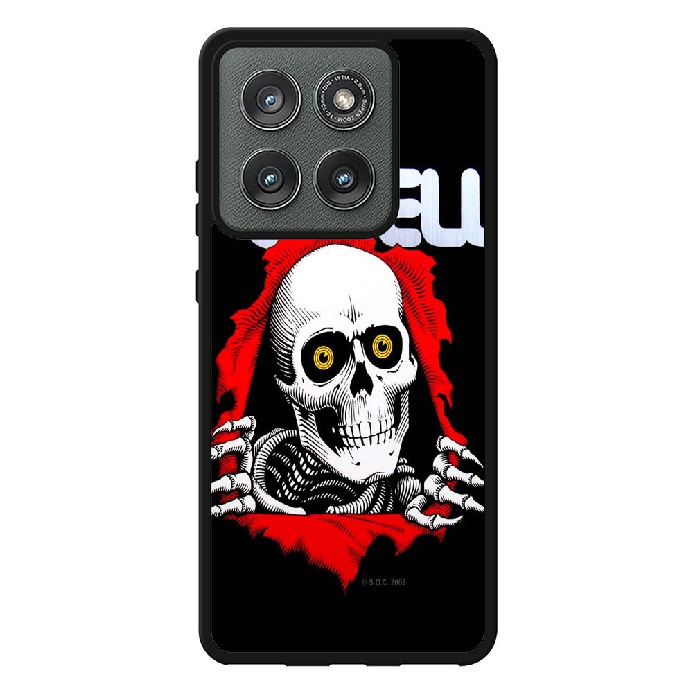Hot New Powell Skateboards Skull X0150 Motorola Moto Edge 2025 Case