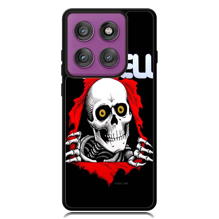 Hot New Powell Skateboards Skull X0150 Motorola Moto Edge 2025 | Moto Edge 60 Fusion | Moto Edge 60 Pro Case