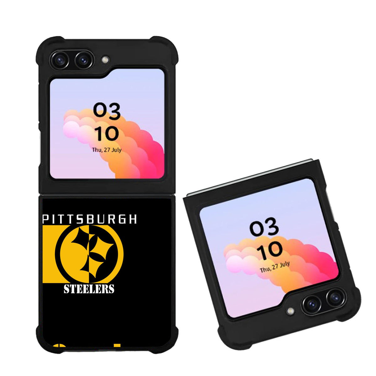 Pittsburgh Steeler Black Case Samsung Galaxy Z Flip 5 5G BC0705