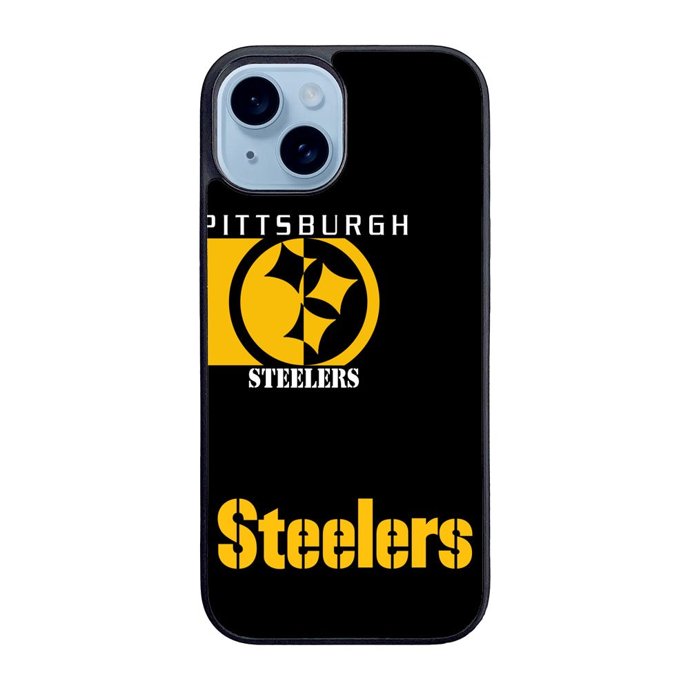 Pittsburgh Steeler Black Case iPhone 15 Plus BC0705