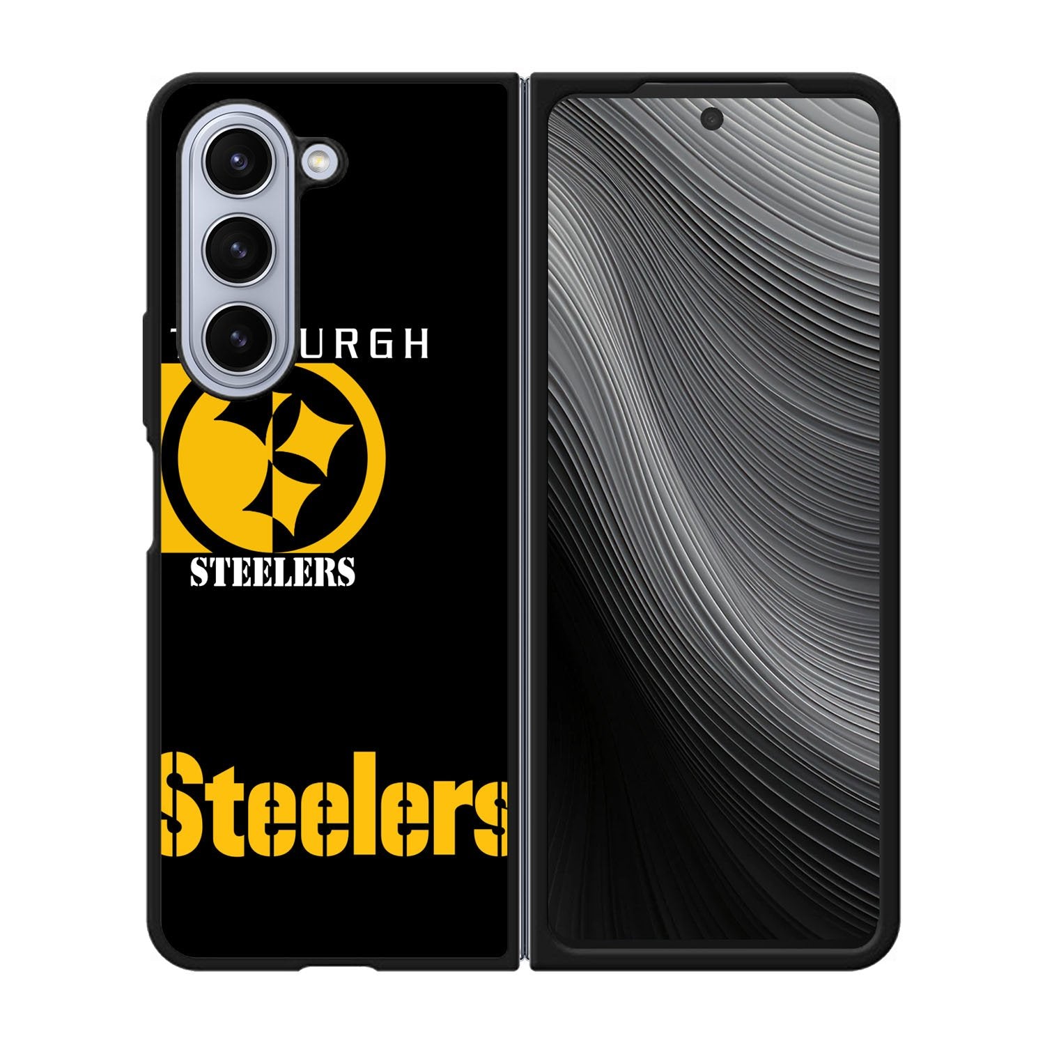 Pittsburgh Steeler Black Case Samsung Galaxy z Fold 5 5G BC0705