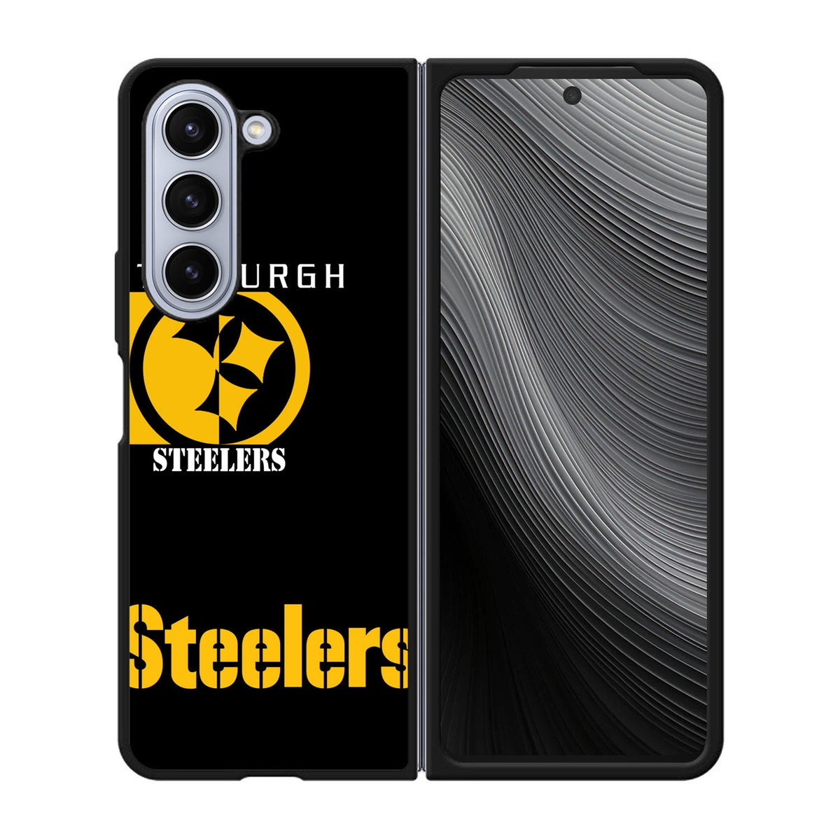 Pittsburgh Steeler Black Case Samsung Galaxy z Fold 5 5G BC0705