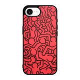 Keith Haring Colors Go Back X0151 iPhone 17e Case