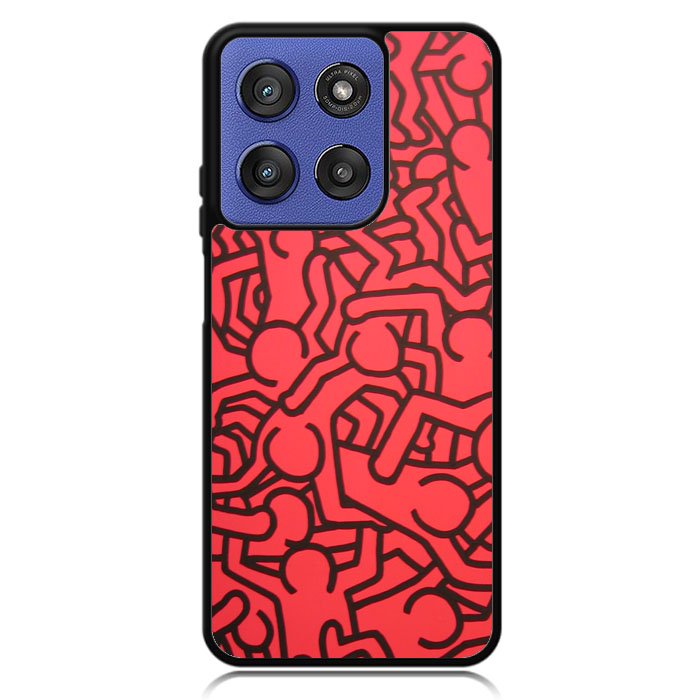 Keith Haring Colors Go Back X0151 Motorola Moto G Stylus 5G 2025 Case