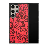 Keith Haring Colors Go Back X0151 Samsung Galaxy S25 Ultra 5G Case
