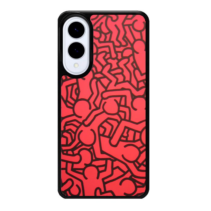 Keith Haring Colors Go Back X0151 Samsung Galaxy S25 Edge Case