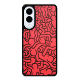 Keith Haring Colors Go Back X0151 Samsung Galaxy S25 Edge Case