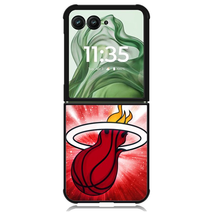 Miami Heat Wallpapers X6238 Motorola Moto Razr+ Plus 2024/2025 Case, Motorola Razr 50 Ultra/50s Ultra Case