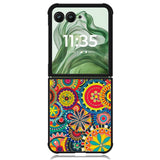 Floral Pattern X0184 Motorola Moto Razr+ Plus 2024/2025 Case, Motorola Razr 50 Ultra/50s Ultra Case