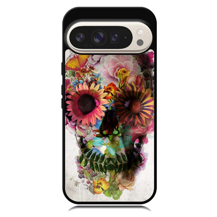 Floral Skeleton X0174 Google Pixel 9 | Google Pixel 9 Pro Case