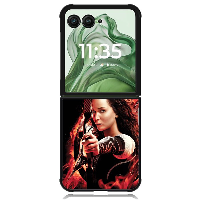 Katniss Everdeen X0172 Motorola Moto Razr+ Plus 2024/2025 Case, Motorola Razr 50 Ultra/50s Ultra Case