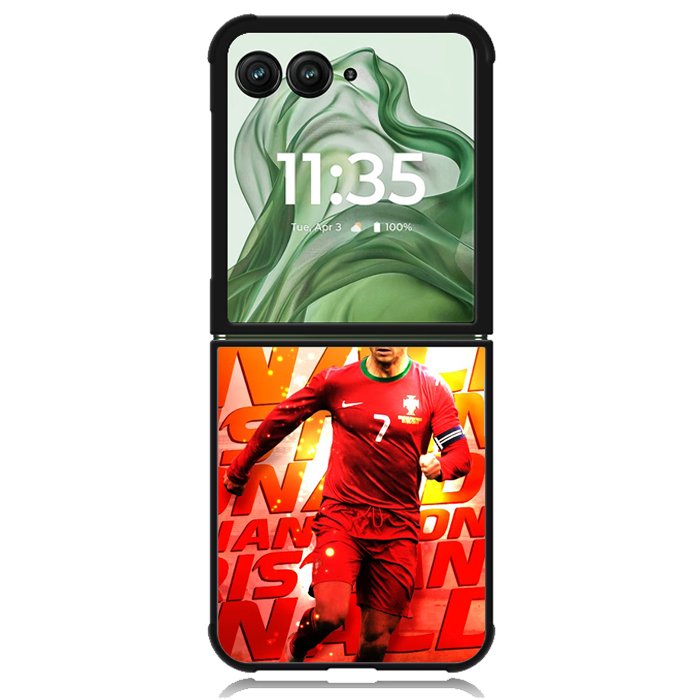 Cristiano Ronaldo New X7037 Motorola Moto Razr+ Plus 2024/2025 Case, Motorola Razr 50 Ultra/50s Ultra Case
