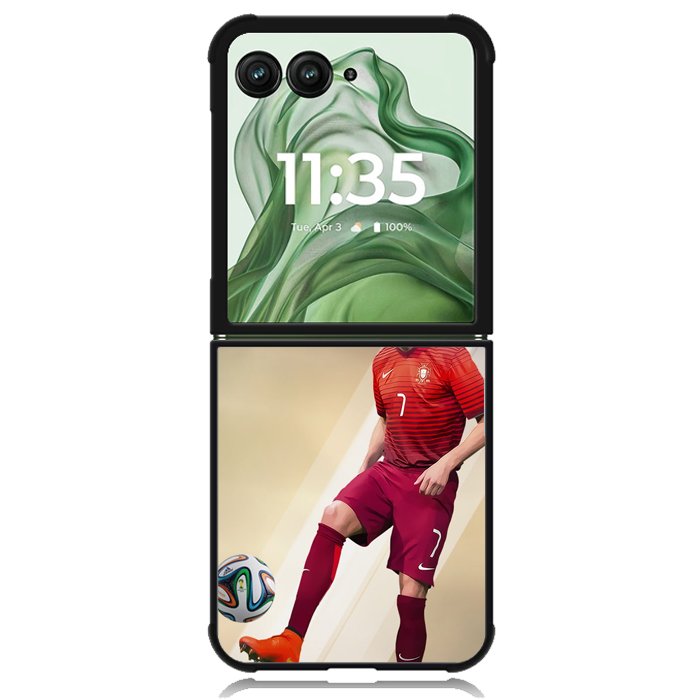 Cristiano Ronaldo X7043 Motorola Moto Razr+ Plus 2024/2025 Case, Motorola Razr 50 Ultra/50s Ultra Case