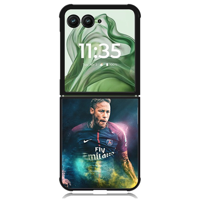 Neymar Wallpaper X7029 Motorola Moto Razr+ Plus 2024/2025 Case, Motorola Razr 50 Ultra/50s Ultra Case