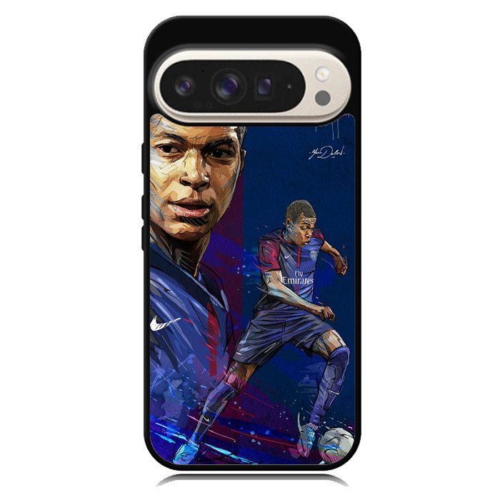 painting of Kylian Mbappé X7053 Google Pixel 9 | Google Pixel 9 Pro Case
