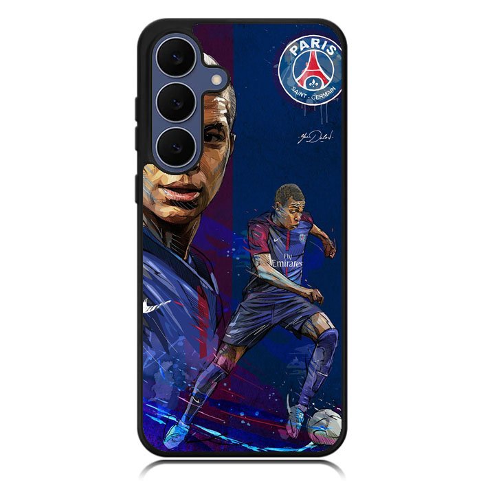 painting of Kylian Mbappé X7053 Samsung Galaxy S25 FE Case