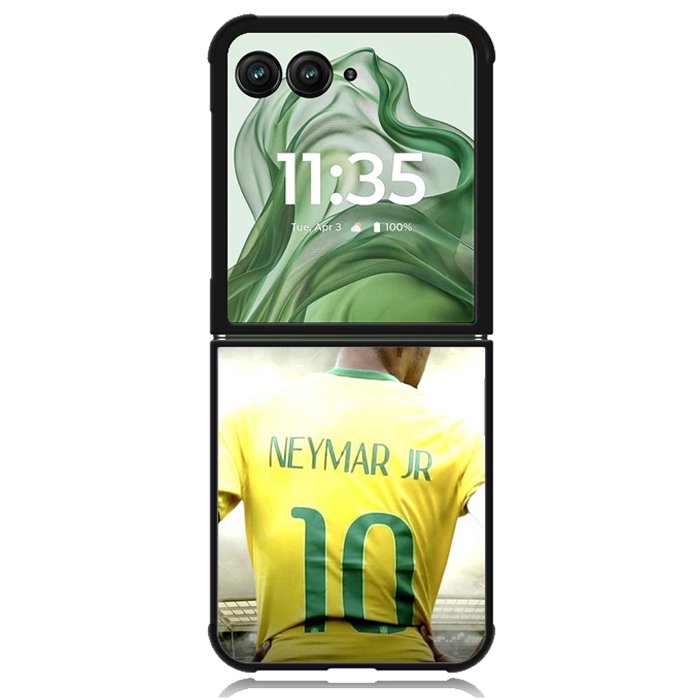 neymar Wallpaper brazil X7099 Motorola Moto Razr+ Plus 2024/2025 Case, Motorola Razr 50 Ultra/50s Ultra Case