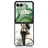 Kurisu Makise X0258 Motorola Moto Razr+ Plus 2024/2025 Case, Motorola Razr 50 Ultra/50s Ultra Case