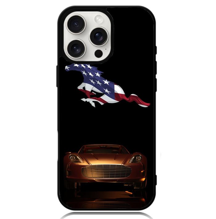 Ford Mustang Logo Case iPhone 16 Pro BC0739