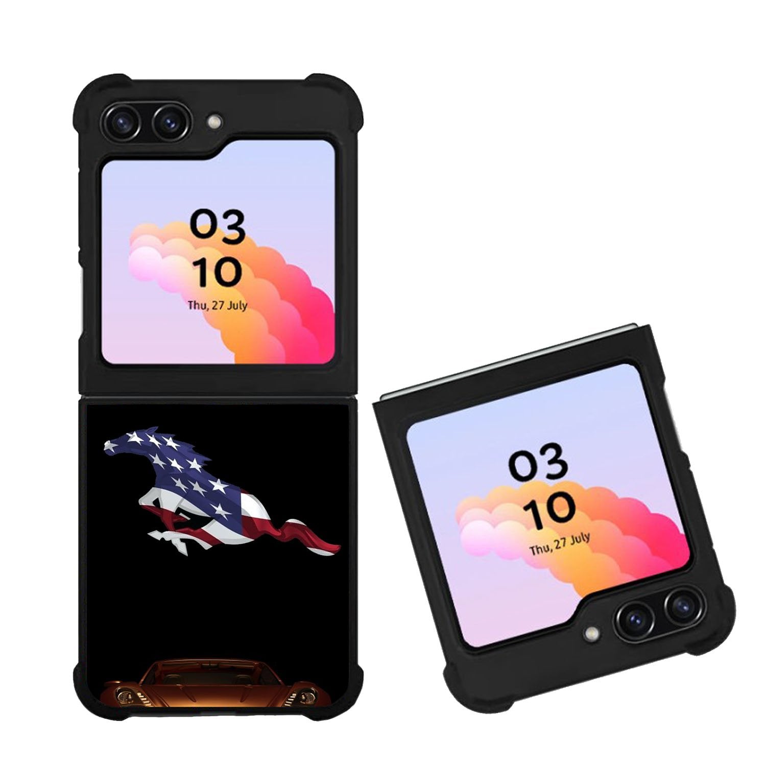 Ford Mustang Logo Case Samsung Galaxy Z Flip 5 5G BC0739