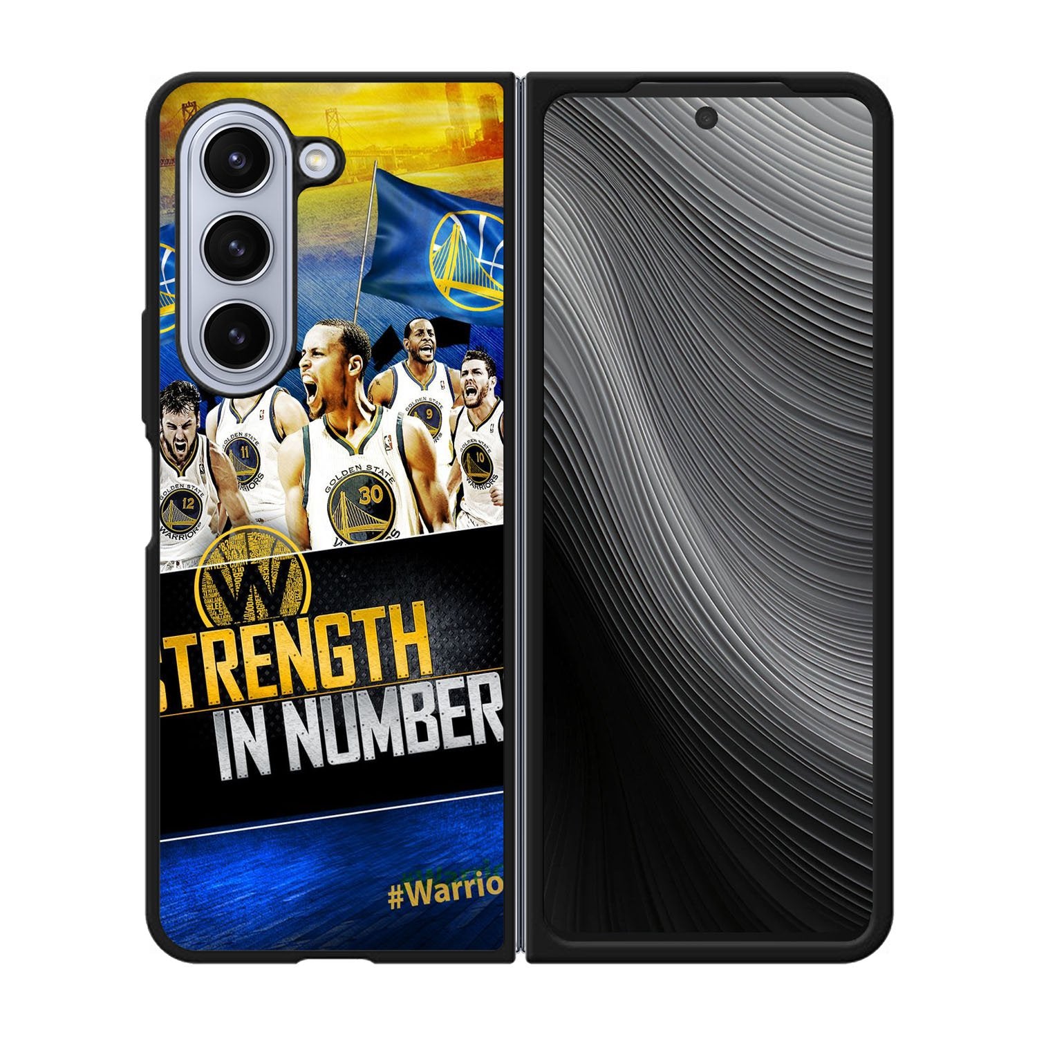 Golden State Warriors Wallpaper Court Case Samsung Galaxy z Fold 5 5G BC0745