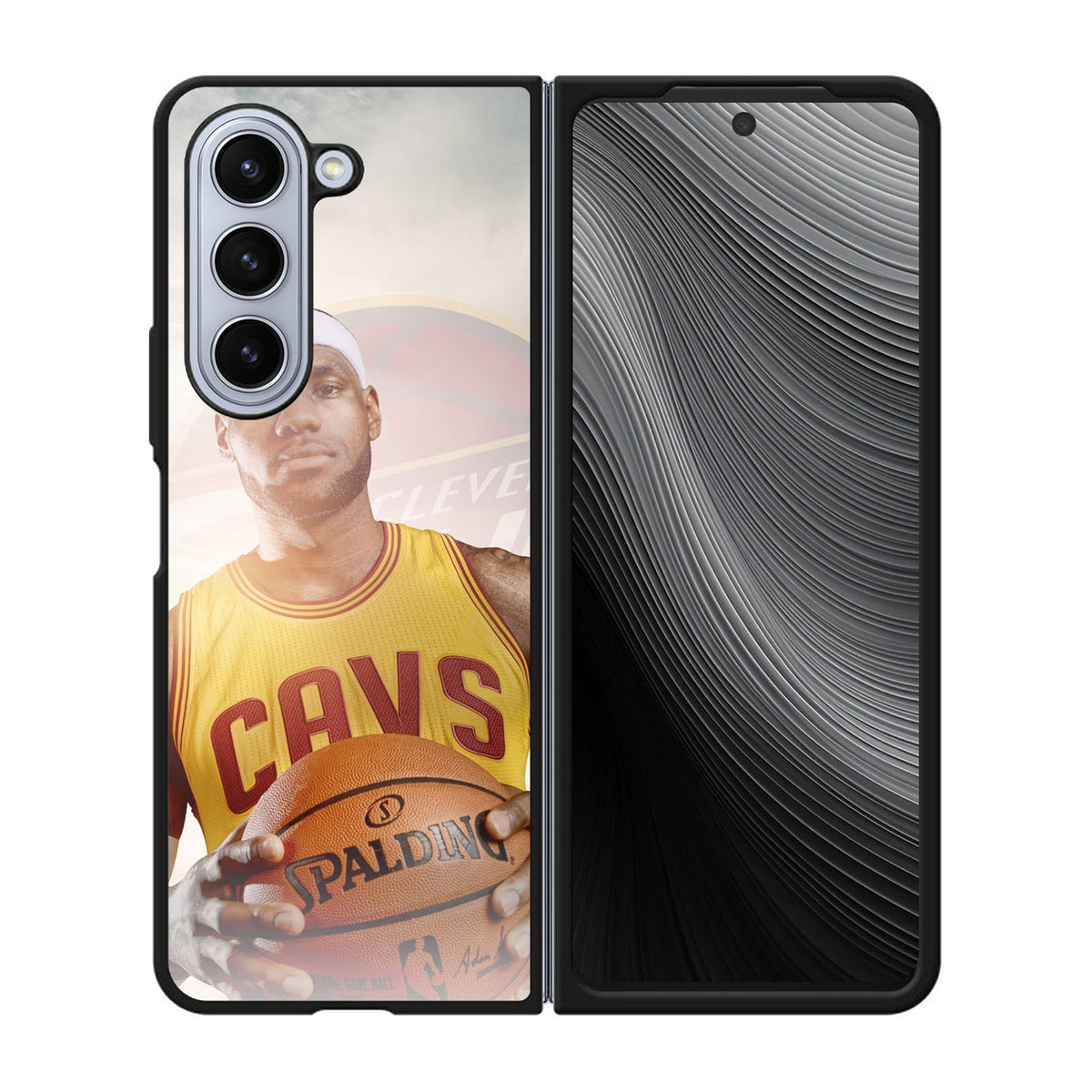 King James Cleveland Cavaliers Case Samsung Galaxy z Fold 5 5G BC0754
