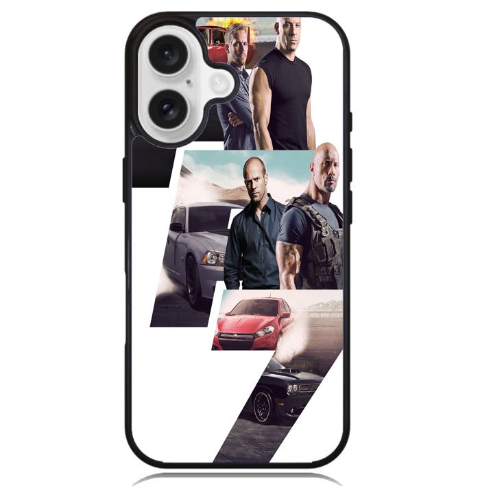 Fast And Furious 7 Movie X0313 iPhone 16 Plus Case