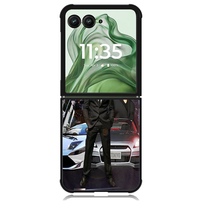 fast and furious 7 Wallpaper X0312 Motorola Moto Razr+ Plus 2024/2025 Case, Motorola Razr 50 Ultra/50s Ultra Case