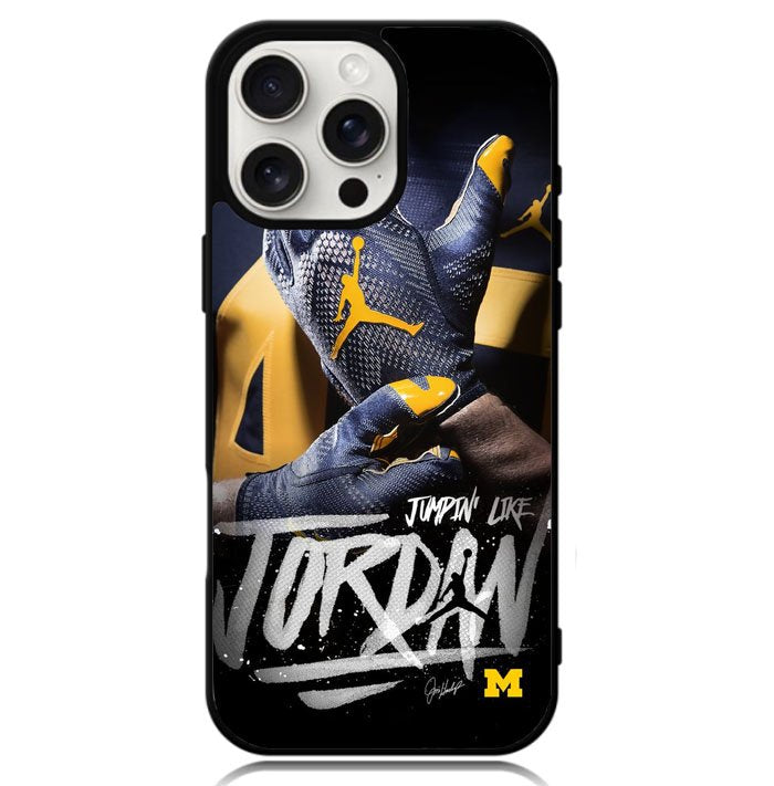 Michigan and Jordan Case iPhone 16 Pro BC0758
