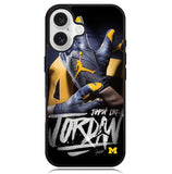 Michigan and Jordan Case iPhone 16 BC0758