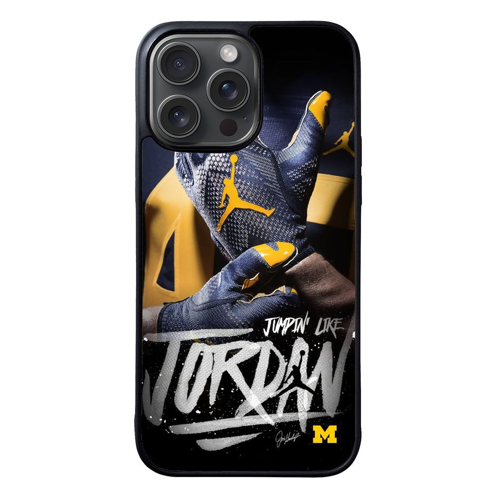 Michigan and Jordan Case iPhone 15 Pro BC0758