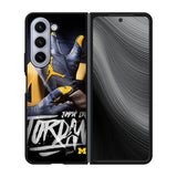 Michigan and Jordan Case Samsung Galaxy z Fold 5 5G BC0758