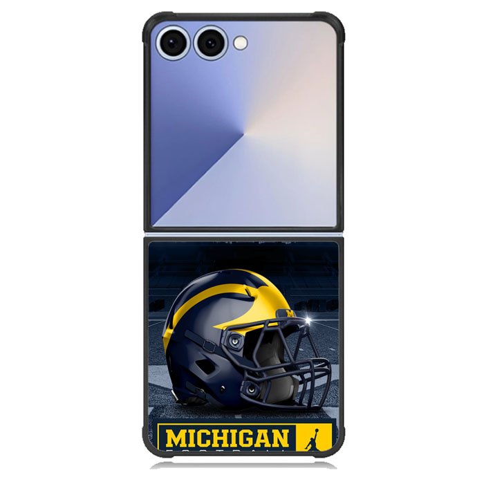 michigan wolverines helmet Samsung Galaxy Z Flip 7 Case BC0760