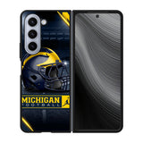 michigan wolverines helmet Case Samsung Galaxy z Fold 5 5G BC0760