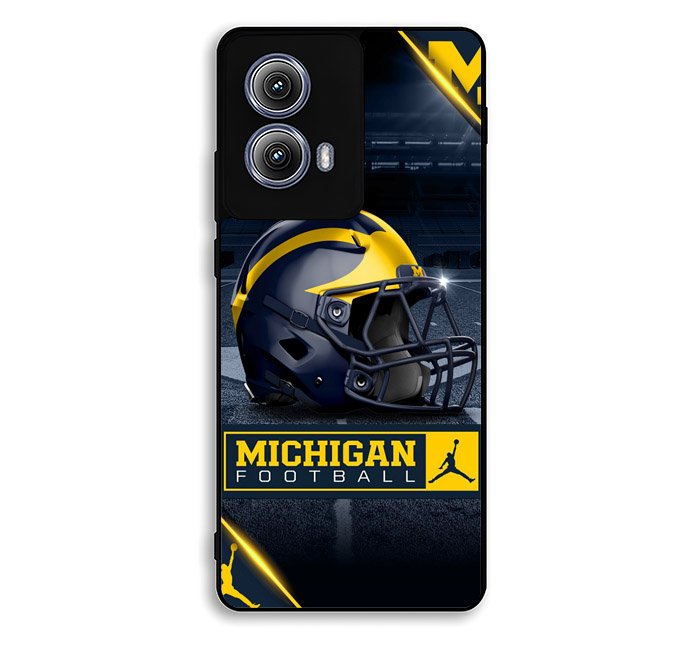 michigan wolverines helmet Motorola Moto Edge 2024 Case FE8275