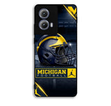 michigan wolverines helmet Motorola Moto Edge 2024 Case FE8275