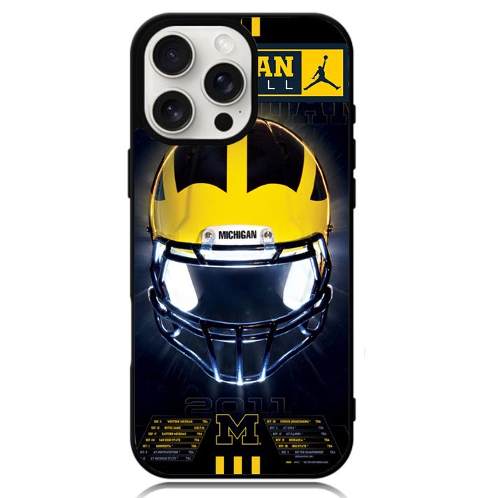 Michigan Wolverines Case iPhone 16 Pro BC0761