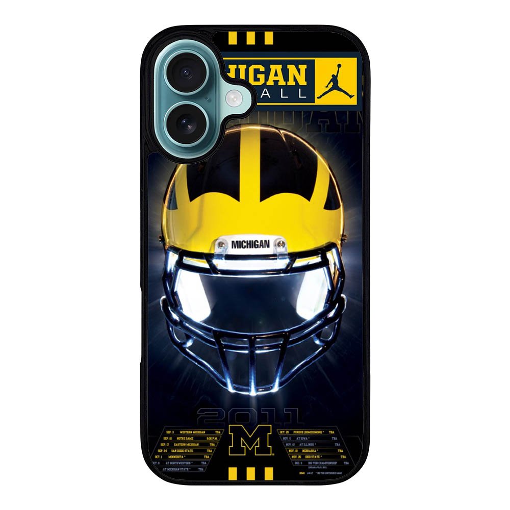 Michigan Wolverines Case iPhone 16 Plus BC0761