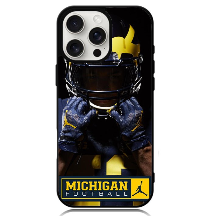 Michigan Wolverines Case iPhone 16 Pro BC0762