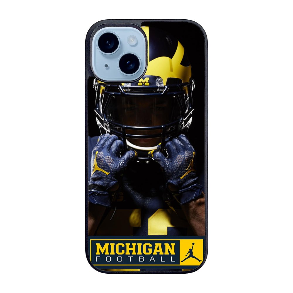 Michigan Wolverines Case iPhone 15 Plus BC0762