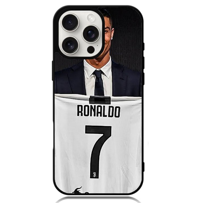 Best Cristiano Ronaldo Juventus Case iPhone 16 Pro BC0726