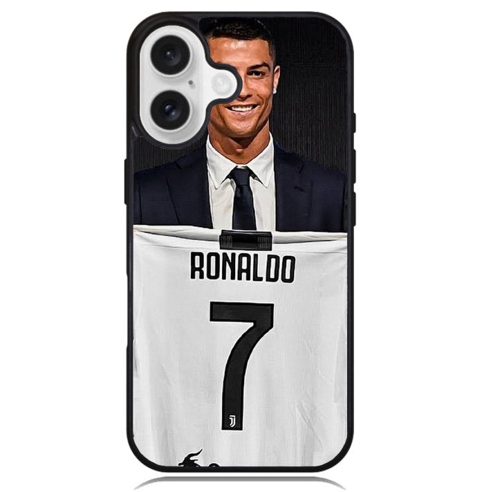 Best Cristiano Ronaldo Juventus Case iPhone 16 BC0726