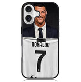 Best Cristiano Ronaldo Juventus Case iPhone 16 BC0726