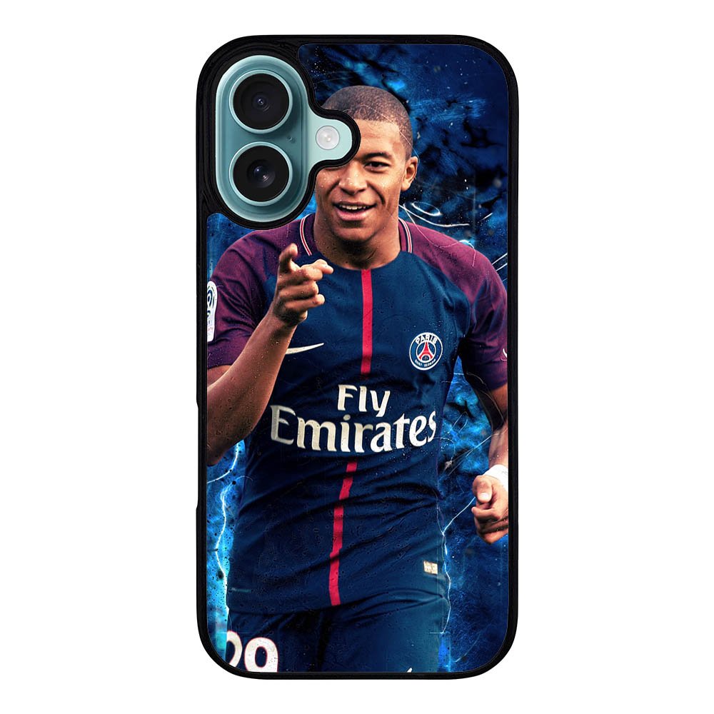 Kylian Mbappe Case iPhone 16 Plus BC0790