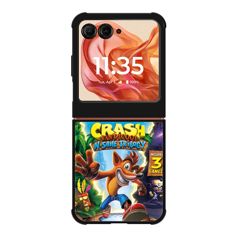 Crash Bandicoot N. Sane Motorola Moto Razr 2025/2024 , Moto Razr 60/50 Case BC0812