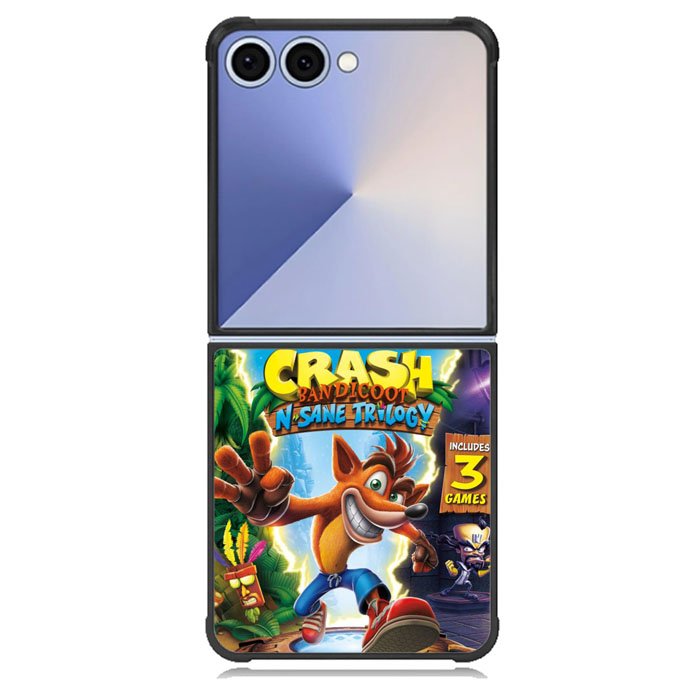 Crash Bandicoot N. Sane Samsung Galaxy Z Flip 7 Case BC0812