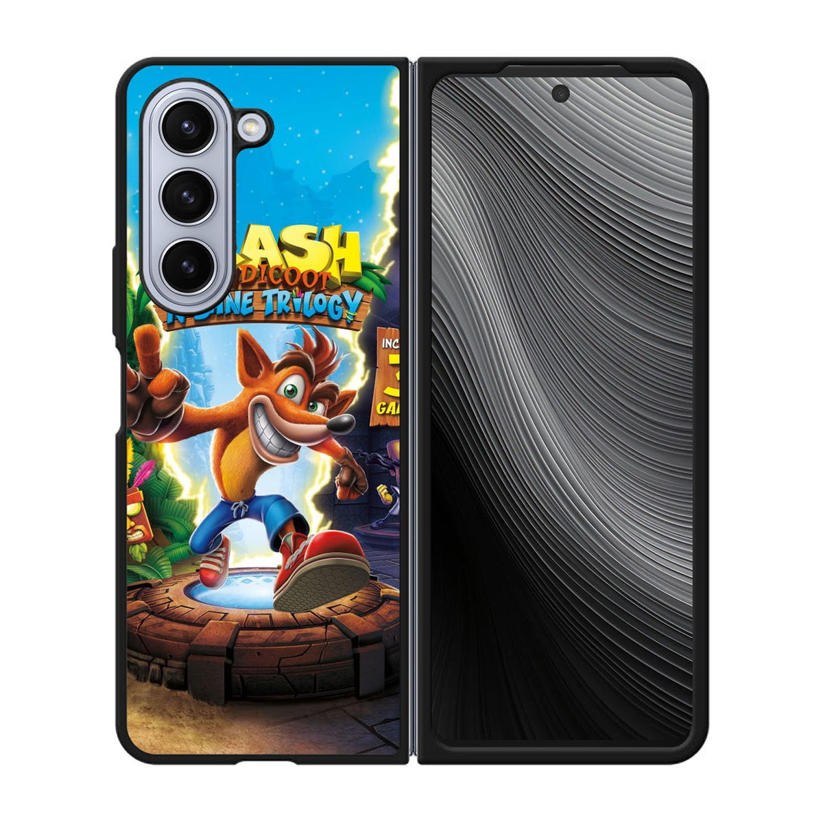 Crash Bandicoot N. Sane Case Samsung Galaxy z Fold 5 5G BC0812