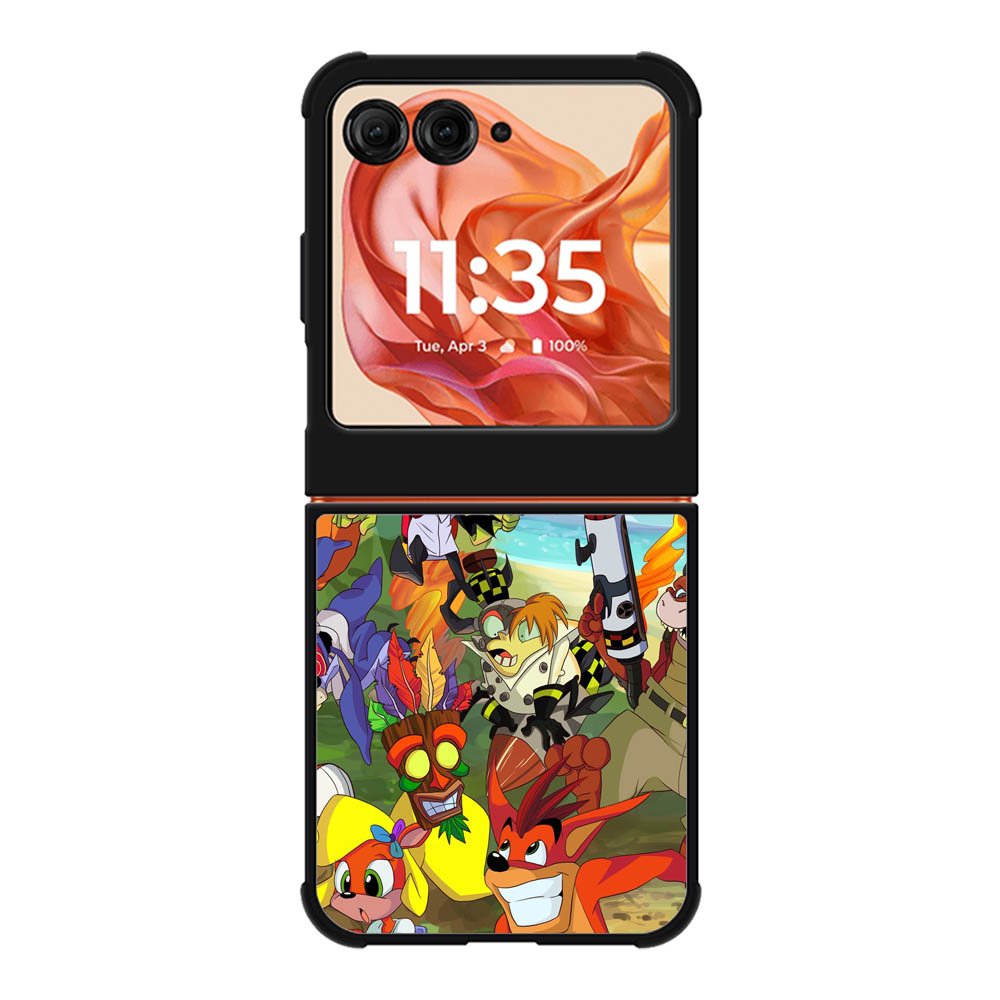 Crash Bandicoot Motorola Moto Razr 2025/2024 , Moto Razr 60/50 Case BC0813