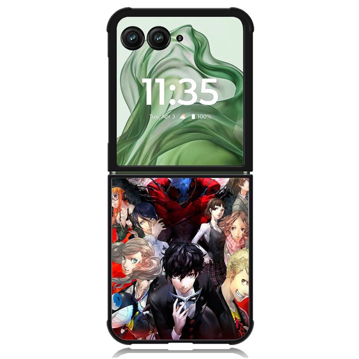 Persona 5 Wallpaper X8844 Motorola Moto Razr+ Plus 2024/2025 Case, Motorola Razr 50 Ultra/50s Ultra Case